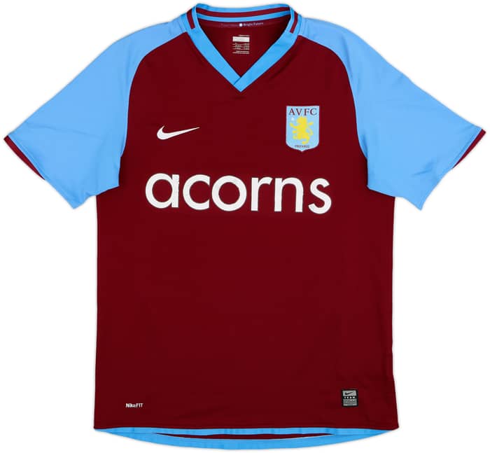 2008-09 Aston Villa Home Shirt Petrov #19 - 7/10 - (M)
