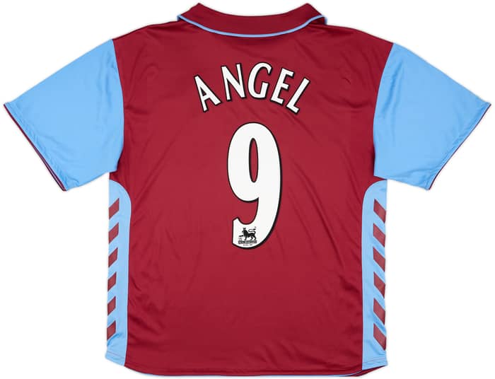 2006-07 Aston Villa Home Shirt Angel #9 - 9/10 - (M)