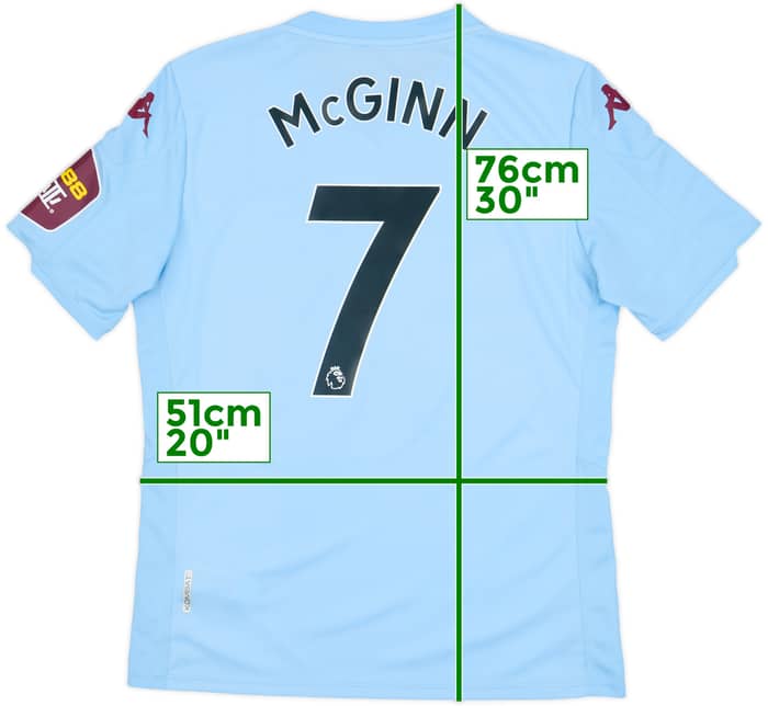 2019-20 Aston Villa Away Shirt McGinn #7 (L)