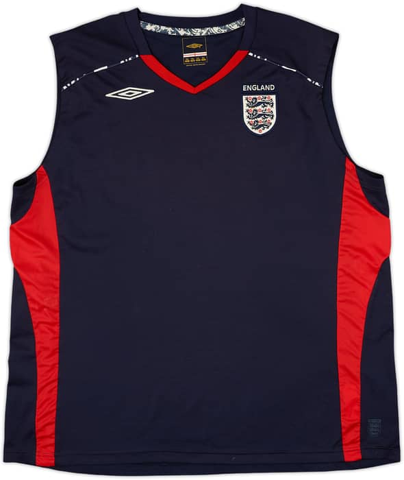 2006-08 England Umbro Training Vest - 8/10 - (XXL)