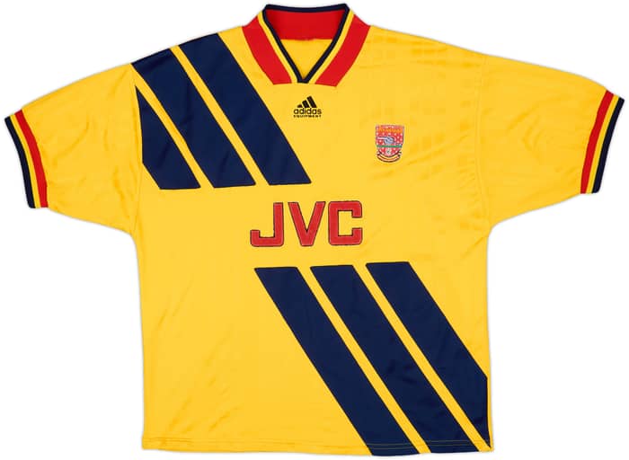 1993-94 Arsenal Away Shirt Wright #8 - 7/10 - (L)