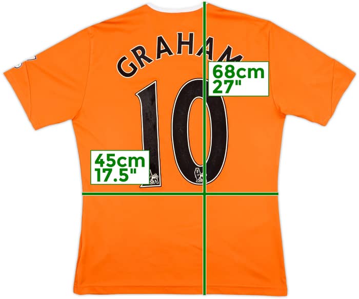 2011-12 Swansea Away Shirt Graham #10 - 5/10 - (S)