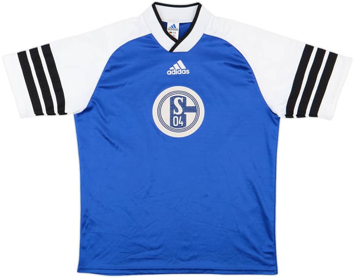 1998-99 Schalke adidas Training Shirt - 8/10 - (XL.Boys)