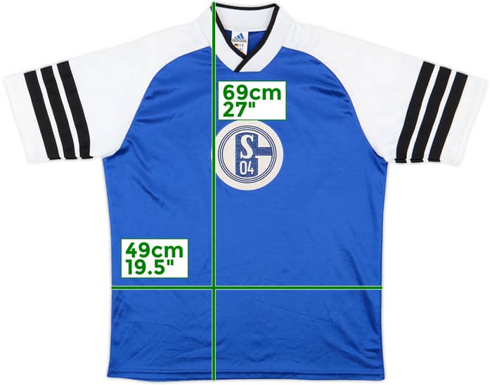 1998-99 Schalke adidas Training Shirt - 8/10 - (XL.Boys)