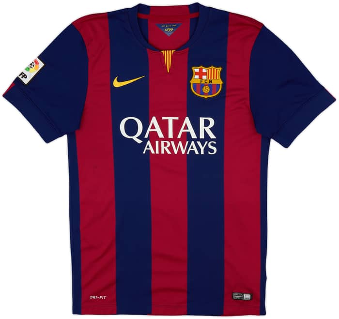 2014-15 Barcelona Home Shirt Messi #10 - 7/10 - (S)