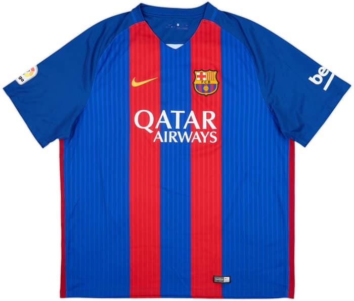 2016-17 Barcelona Home Shirt Neymar Jr #11 - 9/10 - (XXL)