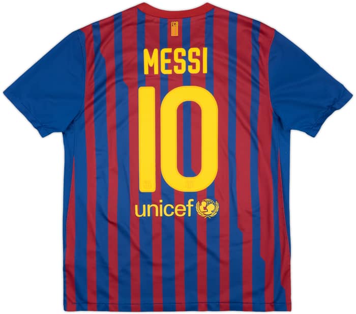 2011-12 Barcelona Home Shirt Messi #10 - 6/10 - (L)