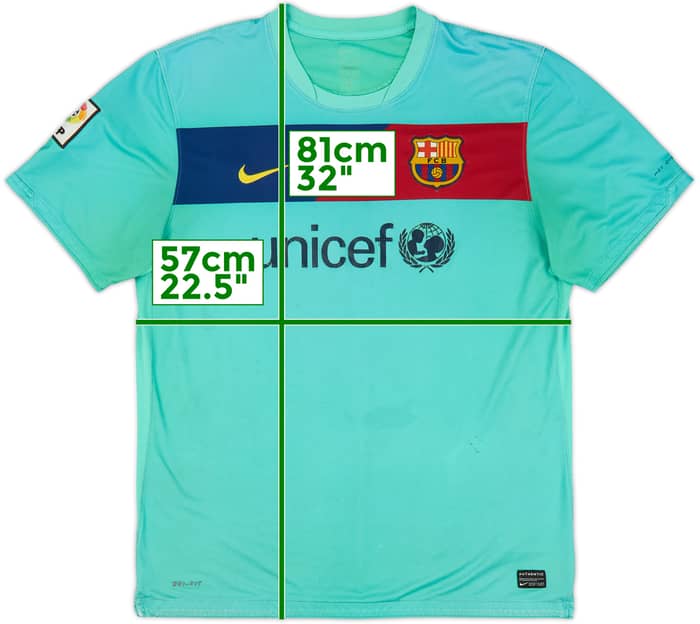 2010-11 Barcelona Away Shirt - 4/10 - (XL)