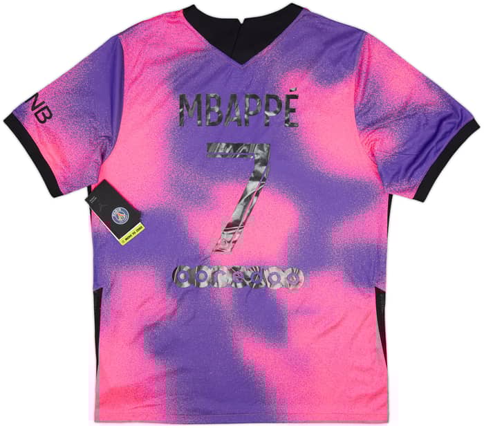 2020-21 Paris Saint-Germain Fourth Shirt Mbappe #7 (L)