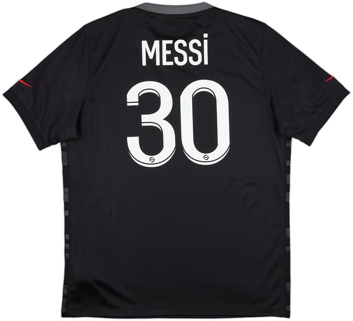 2021-22 Paris Saint-Germain Third Shirt Messi #30 - 10/10 - (L)