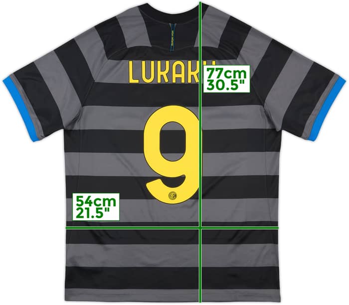 2020-21 Inter Milan Third Shirt Lukaku #9 - 10/10 - (L)