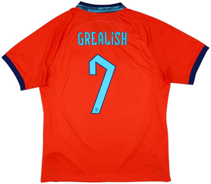 2022-23 England Away Shirt Grealish #7 - 7/10 - (L)