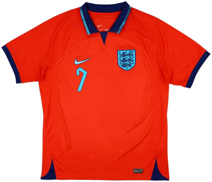 2022-23 England Away Shirt Grealish #7 - 7/10 - (L)