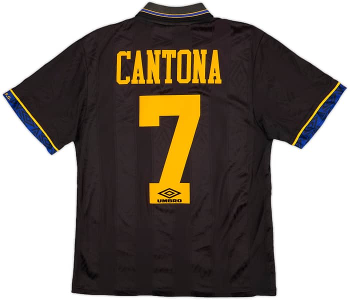 1993-95 Manchester United Away Shirt Cantona #7 - 8/10 - (S)