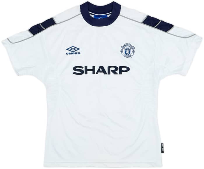 1999-00 Manchester United Third Shirt Solskjaer #20 - 8/10 - (L.Boys)