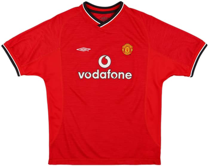 2000-02 Manchester United Home Shirt - 10/10 - (L.Boys)