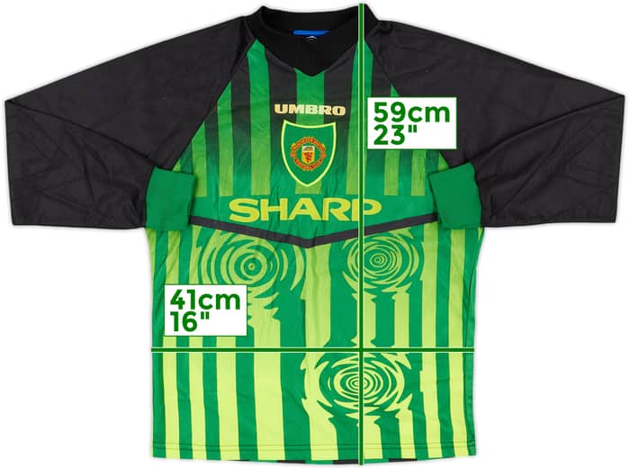 1997-98 Manchester United GK Shirt - 8/10 - (M.Boys)