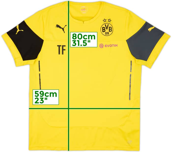 2017-18 Borussia Dortmund Staff Issue Puma Training Shirt TF - 8/10 - (XL)