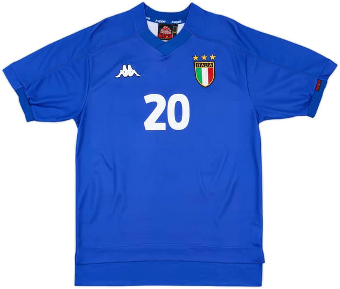 1998-99 Italy Home Shirt Totti #20 - 7/10 - (S)
