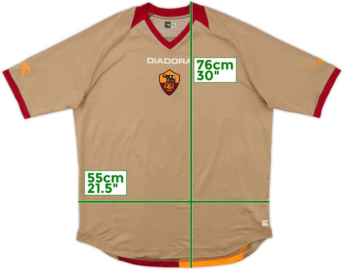 2006-07 Roma Third Shirt - 7/10 - (XL)