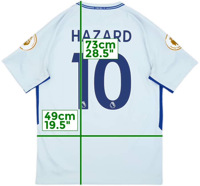 2017-18 Chelsea Away Shirt Hazard #10 - 6/10 - (M)