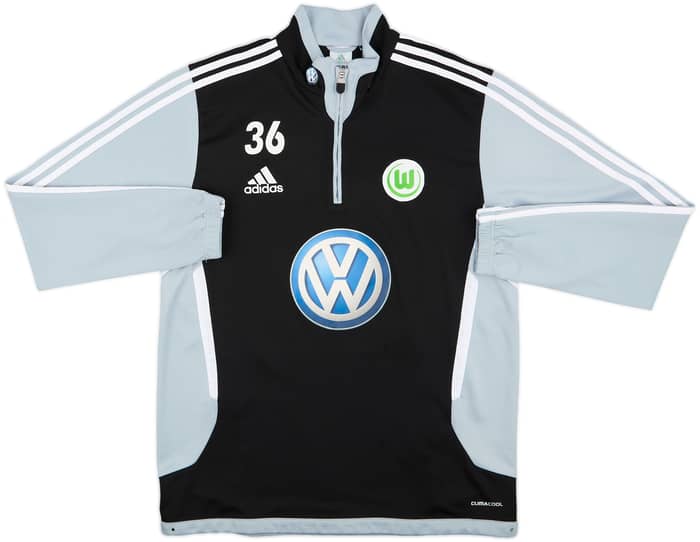 2010-11 Wolfsburg Player Issue 1/4 Zip Track Top #36 - 7/10 - (L)