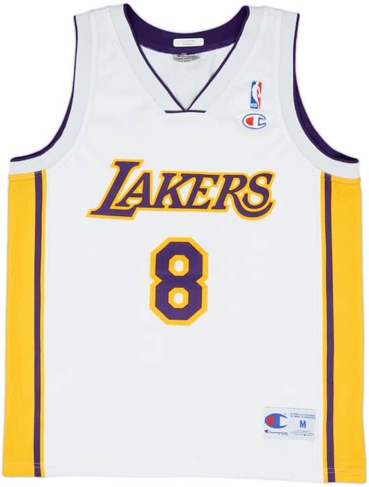 2002-06 LA Lakers Bryant #8 Champion Alternate Jersey - 8/10 - (M)
