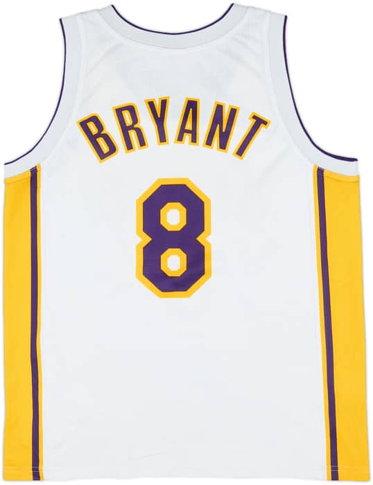 2002-06 LA Lakers Bryant #8 Champion Alternate Jersey - 8/10 - (M)