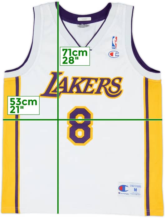 2002-06 LA Lakers Bryant #8 Champion Alternate Jersey - 8/10 - (M)