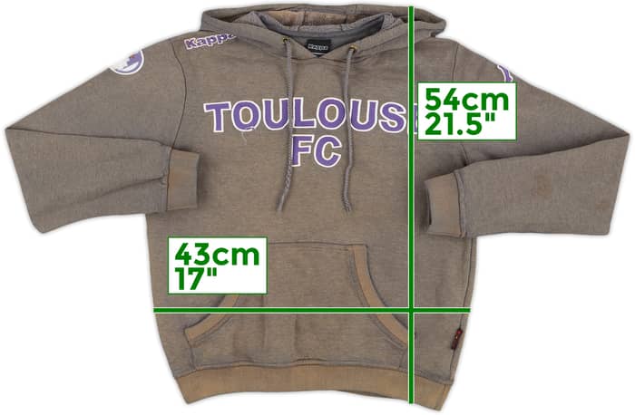 2011-12 Toulouse Kappa Hooded Sweat Top - 4/10 - (XL.Boys)