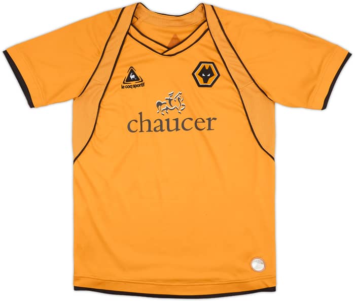 2006-08 Wolves Home Shirt - 8/10 - (XL.Boys)