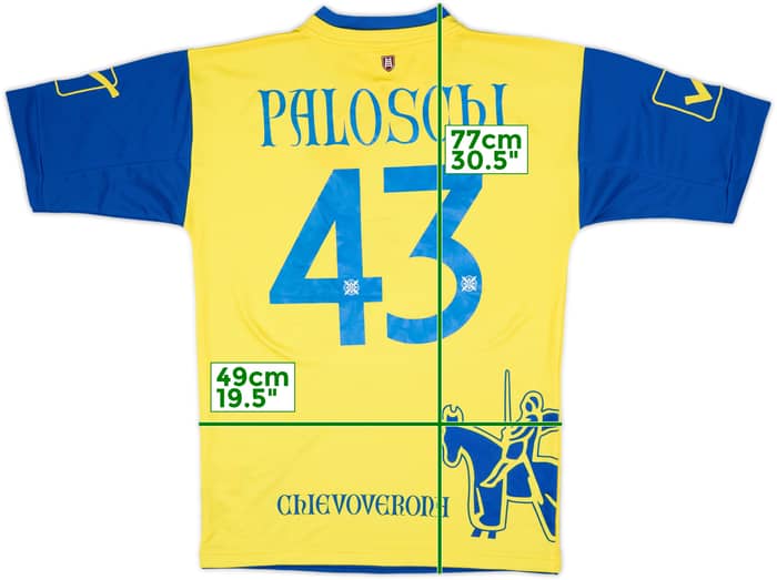 2012-13 Chievo Verona Home Shirt Paloschi #43 (XL)