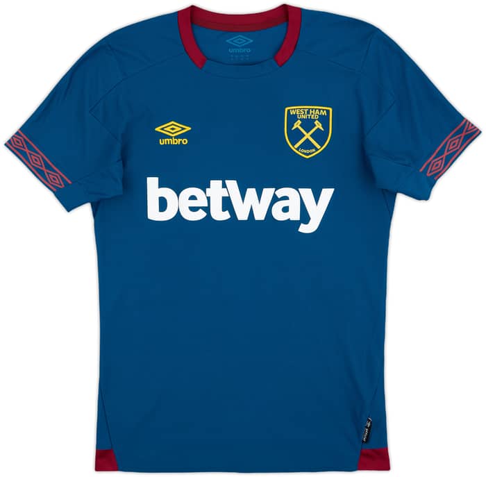 2018-19 West Ham Away Shirt Rice #41 - 9/10 - (S)