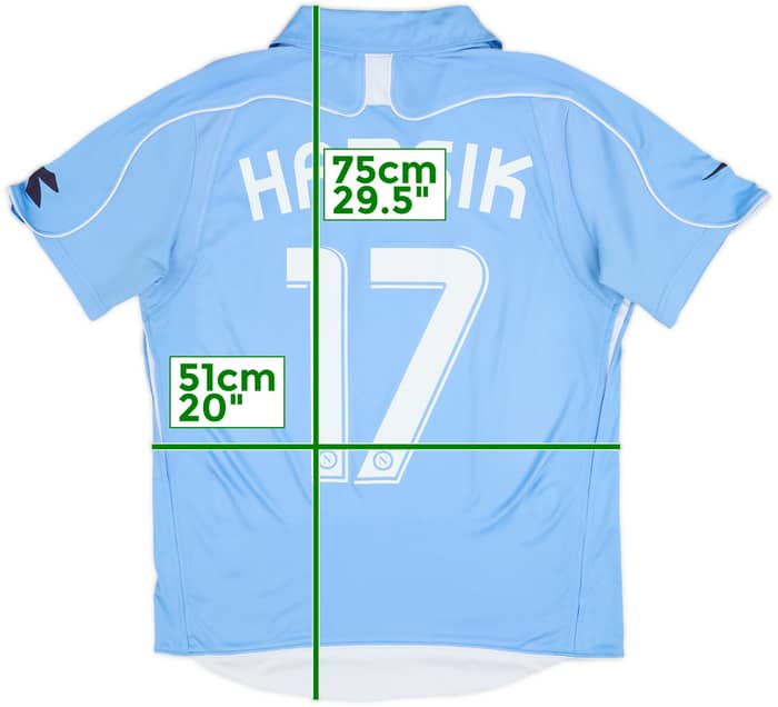2008-09 Napoli Home Shirt Hamsik #17 - 7/10 - (S)