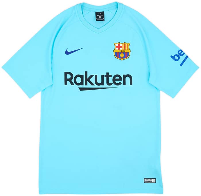 2017-18 Barcelona Basic Away Shirt Suarez #9 - 9/10 - (S)