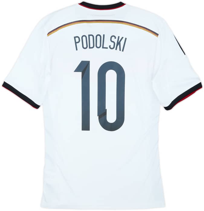 2014-15 Germany Home Shirt Podolski #10 - 8/10 - (S)