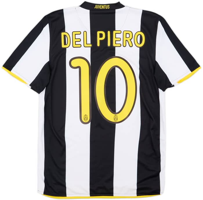 2008-09 Juventus Home Shirt Del Piero #10 - 8/10 - (S)