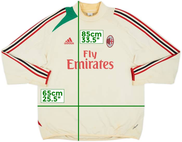 2012-13 AC Milan adidas Drill Top - 5/10 - (3XL)