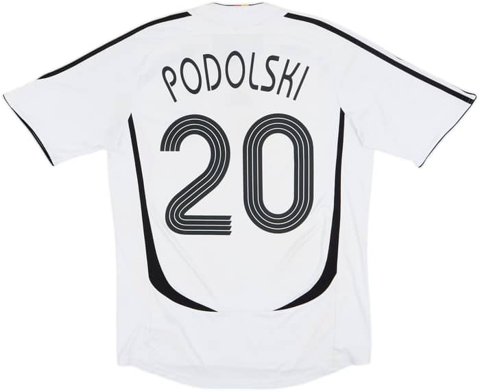 2005-07 Germany Home Shirt Podolski #20 - 8/10 - (M)