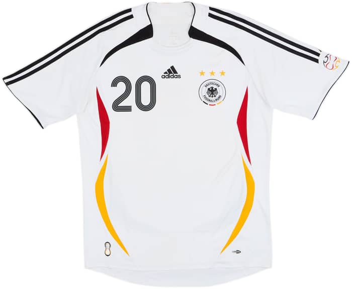 2005-07 Germany Home Shirt Podolski #20 - 8/10 - (M)