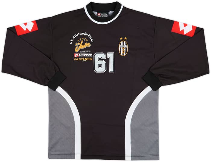 2000-01 Juventus 'Scuola Calcio' Player Issue Training L/S Shirt #61 - 9/10 - (S)