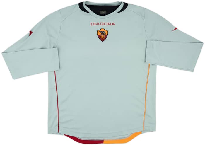 2006-07 Roma Diadora Training L/S Shirt - 5/10 - (L)