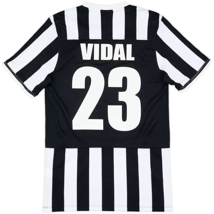 2013-14 Juventus Home Shirt Vidal #23 - 9/10 - (S)