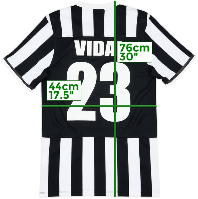 2013-14 Juventus Home Shirt Vidal #23 - 9/10 - (S)