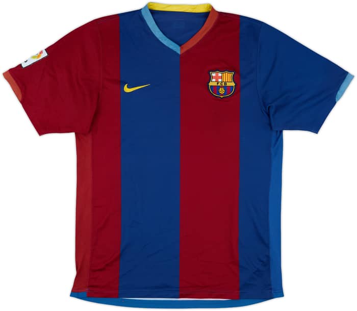 2006-07 Barcelona Home Shirt Ronaldinho #10 - 6/10 - (M)