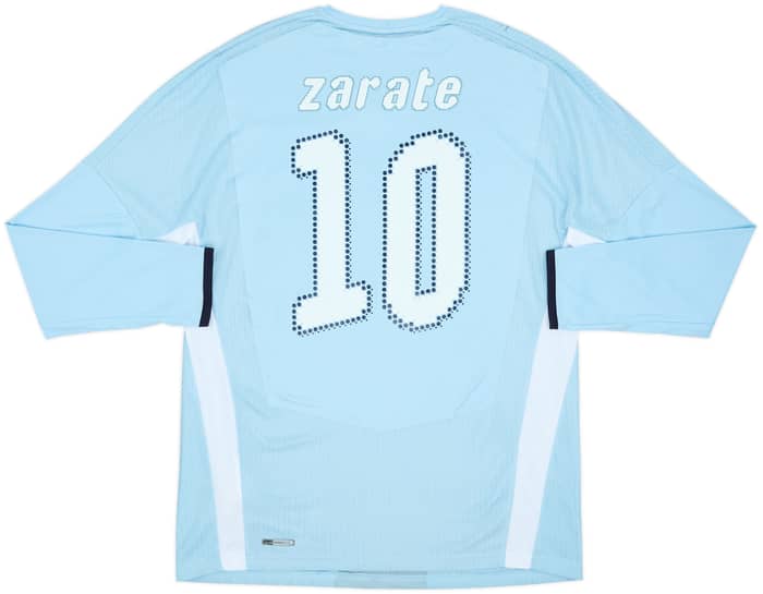2008-09 Lazio Home L/S Shirt Zarate #10 - 4/10 - (XL)
