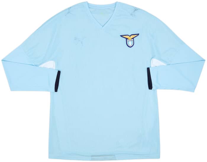 2008-09 Lazio Home L/S Shirt Zarate #10 - 4/10 - (XL)