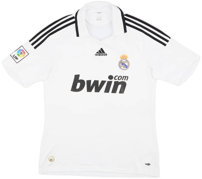 2008-09 Real Madrid Home Shirt Raul #7 - 7/10 - (M)