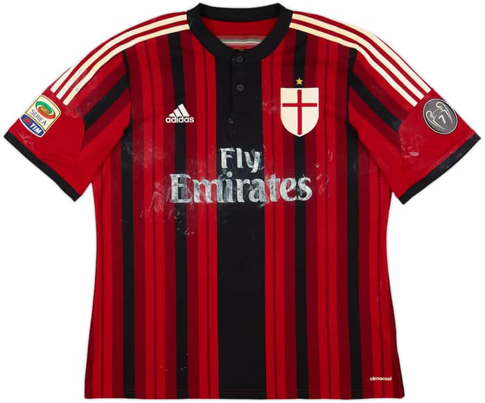 2014-15 AC Milan Home Shirt Menez #7 - 3/10 - (XL)