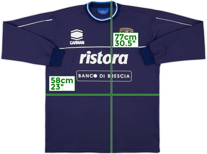 2001-02 Brescia Garman Training L/S Shirt - 8/10 - (XL)